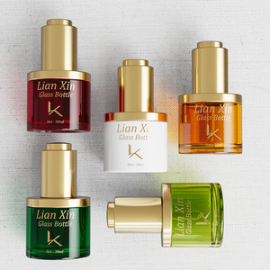 Logo personalizzato e colore 30ml vetro siero pompa <span class=keywords><strong>bottiglia</strong></span> 50ml per la cura della pelle <span class=keywords><strong>vuota</strong></span> oli essenziali contagocce flacone - Product Image 1