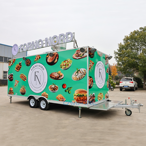 Camion de restauration mobile CAMPTRL Kebab BBQ, cuisine mobile, voiture de restauration, camion de restauration avec cuisine complète, chariot de restauration pour hamburgers et pizzas - Product Image 5