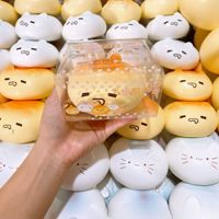 Jouet Squishy Hachimi Cat Dumpling à Rebond Lent, Super Doux et Hydratant au Toucher, Jouet Anti-Stress