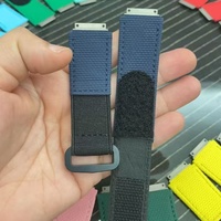 Bracelet de montre réglable en nylon de luxe avec velcro, bande en tissu léger, bracelet de remplacement sportif, bracelet de montre d'extérieur