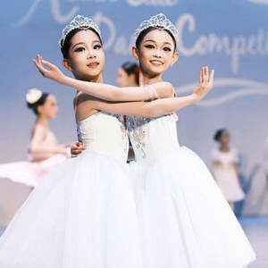 Nuevo Vestido Tutú Largo Azul Romántico Profesional con Tirantes para Ballet, Disfraces <span class=keywords><strong>de</strong></span> <span class=keywords><strong>Danza</strong></span> para Niñas, Ropa para Actuaciones - Product Image 3