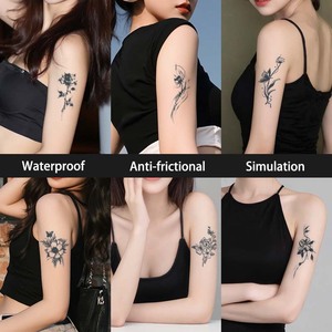 <span class=keywords><strong>Tatouage</strong></span> temporaire à l'encre de <span class=keywords><strong>style</strong></span> aquarelle, <span class=keywords><strong>tatouage</strong></span> semi-permanent imperméable, dure 2 semaines, <span class=keywords><strong>tatouage</strong></span> à base de plantes pour le <span class=keywords><strong>bras</strong></span> - Product Image 4