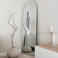 Grand miroir sur pied autoportant, miroir mural pour la décoration intérieure de la maison
