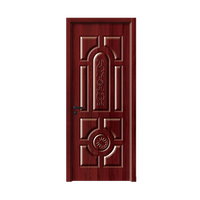 Portes d'entrée et d'intérieur en plastique imperméable, bois massif, MDF, HDF, WPC composite avec serrure intelligente – Vente en gros