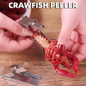 Pelador de Cangrejos de Río de Acero Inoxidable, Removedor Automático de Cáscaras de Camarones con Resorte, Herramienta para Mariscos, Apto para Horno, Dropshipping Xiaohong - Product Image 2