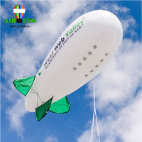 Dirigeable gonflable télécommandé à l'hélium, ballon à l'hélium, dirigeable télécommandé, dirigeable publicitaire télécommandé