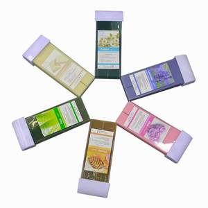 Cartouche <span class=keywords><strong>de</strong></span> cire dépilatoire en rouleau sans colophane 100 ml, cire cristalline douce pour épilation indolore, pour usage professionnel en salon et à domicile - Product Image 4