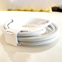 Kabel Pengisi Daya Cepat Ramah Lingkungan Factory 1m 2m Eco-Friendly Braided Cable PD 60W USB C ke TYPE C untuk Ponsel, Kabel Data Tipe-C 10ft
