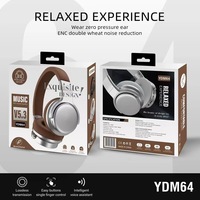 Audífonos Inalámbricos de Moda, Bluetooth 5.4, Auriculares Over-Ear con Ranura para Tarjeta
