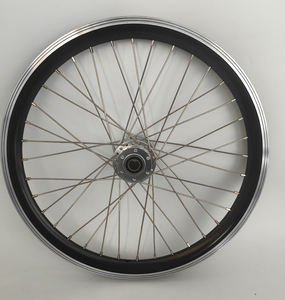 <span class=keywords><strong>Roue</strong></span> arrière à rayons 20 pouces avec moyeu adapté au frein à disque, jante de <span class=keywords><strong>roue</strong></span> de vélo - Product Image 1