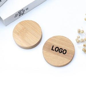 Abridor de Botellas de Vino y Cerveza con Logotipo Personalizado, de Acero Inoxidable y Madera, con Imán para Colgar, Redondo, de Madera Maciza - Product Image 2