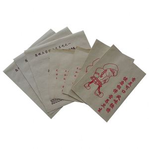 Natural Kraft Biodegradable Paper French Fry / <b>Snack</b> <b>Bag</b> 100% Post Consumer Recycled Paperboard and Soy Wax - Product Image 3