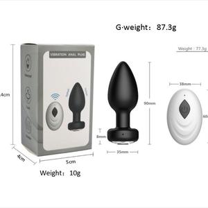 Vibrador de tapón Anal con Control remoto inalámbrico, 10 modos de vibración, juguete sexual de silicona para mujeres, nuevas <span class=keywords><strong>bolas</strong></span> vaginales - Product Image 5