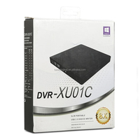 Lecteur de disque optique externe USB DVR-XU01 pour ordinateur portable et ordinateur de bureau 8X Lecteur de disque optique externe mobile USB universel