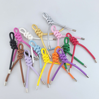 Cordons porte-clés en paracorde imitation cuir, tressés à la main, pour accessoires de sac à main et fournitures de bricolage