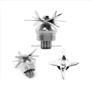 Blender manuel électrique commercial en plastique, mélangeur à lames pour usage domestique, pièces de rechange pour coupe humide, 8 lames, écologique - Product Image 1