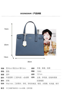 Vente en gros de sacs fourre-tout en cuir véritable de haute qualité pour femmes sacs à main de créateurs sacs à bandoulière de marques célèbres - Product Image 4