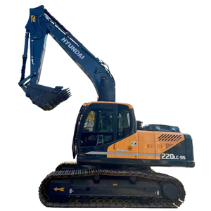 Excavatrice sur chenilles HYUNDAI 220LC-9S d'occasion, 22 tonnes, 90% neuve, matériel de construction, excavatrice de taille moyenne HYUNDAI 220LC9S d'occasion - Product Image 1