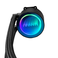 Refroidisseur liquide pour radiateur d'eau Manmu OEM, RGB 360 mm ARGB avec pompe à eau contrôlée par PWM efficace, ventilateur de refroidissement par eau