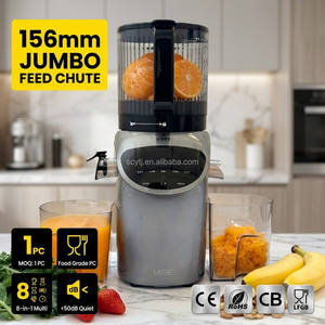 Extractor de Jugos Lento con Boca de Alimentación Jumbo de 156 mm, Exprimidor en Frío para Frutas Enteras, Motor DC, Capacidad de 2.5 L - Product Image 1