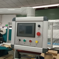 Machine de découpe et de rembobinage automatique de papier adhésif haute rigidité DAPENG avec traçage photoélectrique, largeur maximale 320 mm, EPC