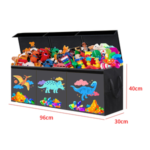 Bán Buôn Hot Bán Trẻ Em Tổ Chức Lớn Hình Chữ Nhật <span class=keywords><strong>Bin</strong></span> Có Thể Gập Lại Lưu Trữ Đồ Chơi Hộp - Product Image 2