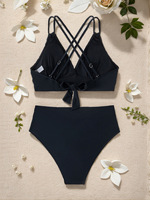 Bikini Sexy con Estampado Marino para Mujer, Traje de Baño para Fiesta en la Playa