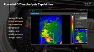 Không thấm nước PCB sửa chữa và phát hiện đường ống nước rò rỉ Detector với 256*192 cầm tay hồng ngoại nhiệt Hình ảnh máy ảnh - Product Image 6