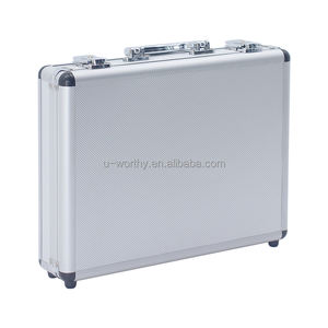 OEM Custom Size argento duro in alluminio portautensili pesante strumento e attrezzatura porta valigetta con imbottitura in schiuma - Product Image 4