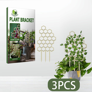 <span class=keywords><strong>Support</strong></span> de plante rectangulaire en bois, protection de l'environnement, pot de remorquage, <span class=keywords><strong>support</strong></span> d'escalade, fournitures de jardinage - Product Image 4