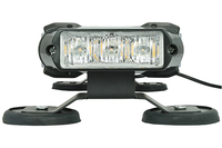 Nueva Barra de Luces LED COB para Techo, Verde, 20 Pulgadas, Doble Cara, de Emergencia, con Base Magnética para Camiones y Automóviles, de Aluminio