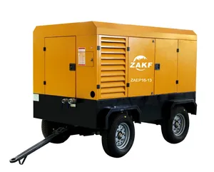 Compresor de aire portátil de 110 Kw, 16 m3/Min, 13 Bar, potenciador de Gas de tornillo eléctrico, Motor de CA para compresor de tornillo