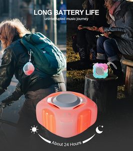 <span class=keywords><strong>Enceinte</strong></span> Bluetooth étanche avec lumières LED, <span class=keywords><strong>enceinte</strong></span> <span class=keywords><strong>portable</strong></span> sans fil flottante IPX7 <span class=keywords><strong>pour</strong></span> la douche, la plage, les voyages, cadeau idéal - Product Image 5