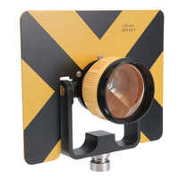 Large Optical Prism Lens (Glass BK7+Aluminum Alloy) for Total Station | Universal 64mm Surveying Reflector Corner Prisms