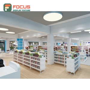 Luxury Wig Display Cabinet Glass Door Lockable Drawer Multi Tier Shelf Shop Display Cabinet Unit - Product Image 2