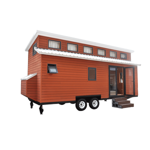 Vendita calda prefabbricata piccola casa sulla ruota moderna prefabbricata piccola casa in legno rimorchio Mobile che vive casa <span class=keywords><strong>contenitore</strong></span> - Product Image 1