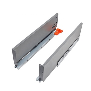 FGVSLIDE soft close drawer system slim metal ball bearing box drawer slide for tool box