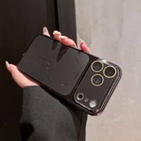 Coque de téléphone magnétique sans fil avec grande fenêtre de visualisation pour iPhone 16 15 14 13 Pro Max 17Pro, compatible avec les séries 18 et 17