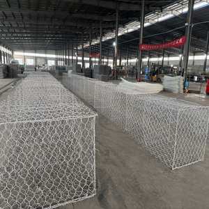 Gabion <span class=keywords><strong>soudé</strong></span> standard 2x1x1m en <span class=keywords><strong>treillis</strong></span> <span class=keywords><strong>soudé</strong></span> galvanisé pour travaux de génie civil - Product Image 4