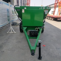 Épandeur de fumier pour camion Huifu 2FGH-3 avec pompe à pneus, trémie de 3 m, commande hydraulique, largeur d'épandage de 6 à 16 m, haute capacité d'épandage d'engrais