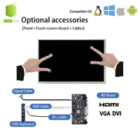 Panel LCD TIANMA 10.1'' 1280*800 WXGA P1010WXF1MA01 Layar Kecerahan Tinggi Terlihat di Bawah Sinar Matahari Modul LCD 10.1 Inci