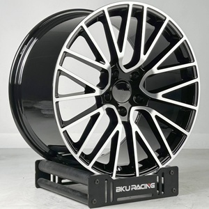 Jantes forgées BZY 5x130 pour <span class=keywords><strong>Porsche</strong></span> Macan <span class=keywords><strong>S</strong></span>, Cayenne, Panamera, <span class=keywords><strong>Taycan</strong></span>, 19, 20, 21, 22 pouces, jantes en alliage décalées - Product Image 2