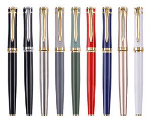 Bolígrafo de Metal de Lujo para Negocios - 9 Opciones de Color con Clip Dorado/Plateado para Oficina y Regalo - Product Image 1