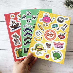 Etiquetas Adhesivas de Vinilo PVC Impresas con UV, Personalizadas, Resistentes al Agua y Ecológicas, Hoja de Pegatinas Kiss Cut, Lindas Pegatinas de Dibujos Animados Personalizadas - Product Image 2