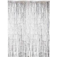 Toile de fond murale 1*2m, rideaux à franges en feuille de paillettes métalliques pour décorations de fête