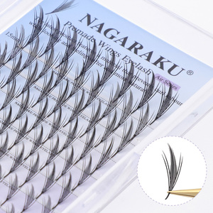 Nagaraku PREMADE Spire Fairy Wings lông mi hiệu ứng Anime lông mi mềm mại flume fluttering lông mi mở rộng - Product Image 3