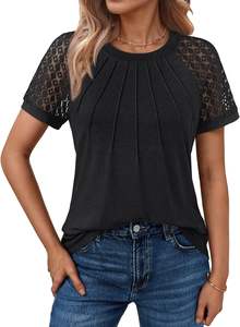 Tops de verano para mujer Camisas de primavera Trajes de vacaciones de moda Camisetas de negocios de manga corta Blusas casuales de moda - Product Image 6