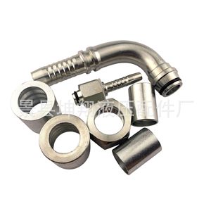 Raccord de tuyau hydraulique en acier inoxydable 304 316, connecteur fileté, coude haute pression - Product Image 3