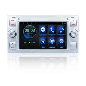 Amprime — autoradio 7 ", Android, GPS, lecteur multimédia, stéréo, 2din, pour voiture Ford Focus, s-max, Mondeo, Kuga 9, galaxy, c-max, Fusion