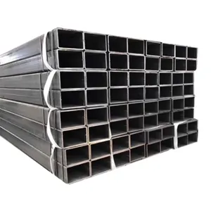 工厂EXW价格ASTM A500建筑钢管80x80 50x25 SHS RHS方形和矩形空心型材